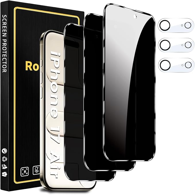 Romkasi 3 Pack Privacy Screen Protector by Unknown