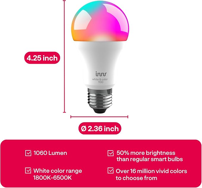 innr Zigbee A19 Smart Bulb, Works - Image 10