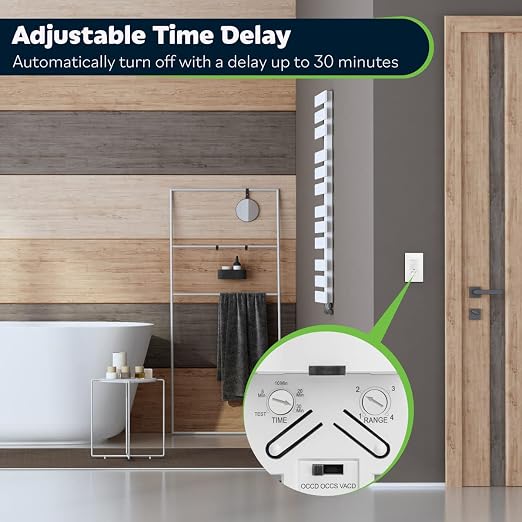 TOPGREENER Dual Load Motion Sensor Switch, PIR Sensor Light and Fan Switch - Image 4