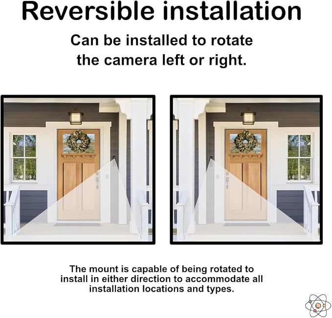 Angled Doorbell Wedge Mount Bracket compatible - Image 4