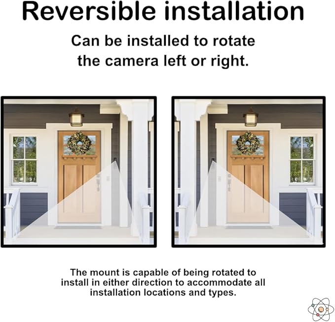 Angled Doorbell Wedge Mount Bracket compatible - Image 4