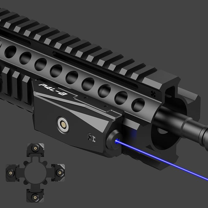 Votatu P4L-B Blue Laser Sight for Picatinny, Tactical Rifle Laser Beam - Image 6