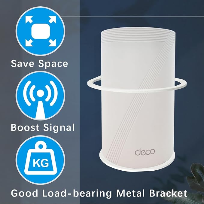 Compatible Wall Mount Deco WiFi 7 Wall Mount, 2 PACK Sturdy Metal Made Mount - Image 7