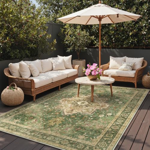 GENIMO Indoor Outdoor Rug, Washable - Image 4