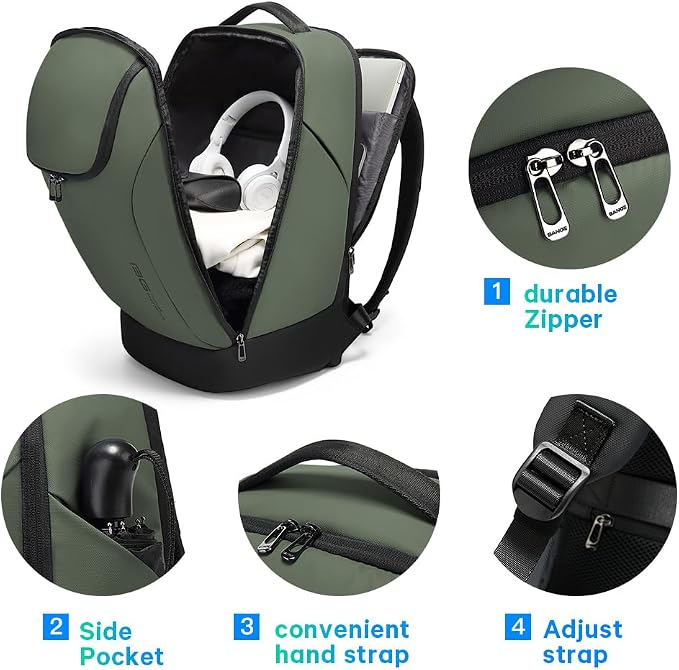 BANGE Business Commute Backpack Waterproof fit 15.6 Inch adopt in Commute - Image 4