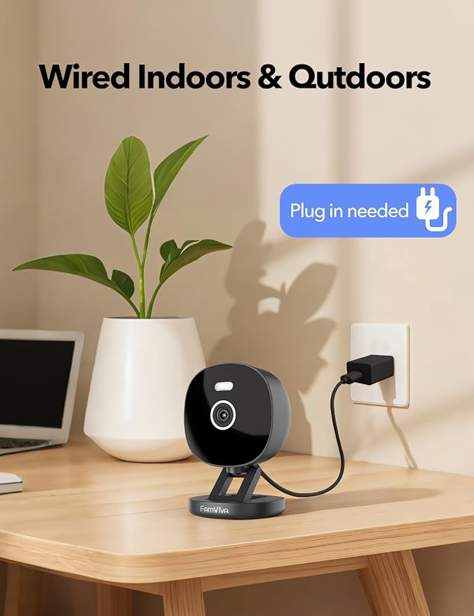 2K Wired Security Camera, Indoor/Outdoor - Image 2