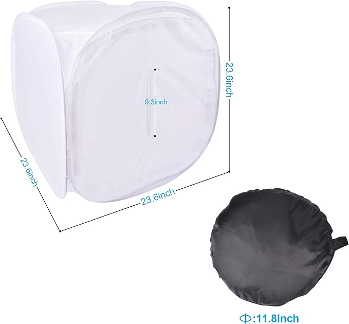 Bestshoot 24" Portable Photo Studio Shooting Tent Light Box Cube Diffusion - Image 5