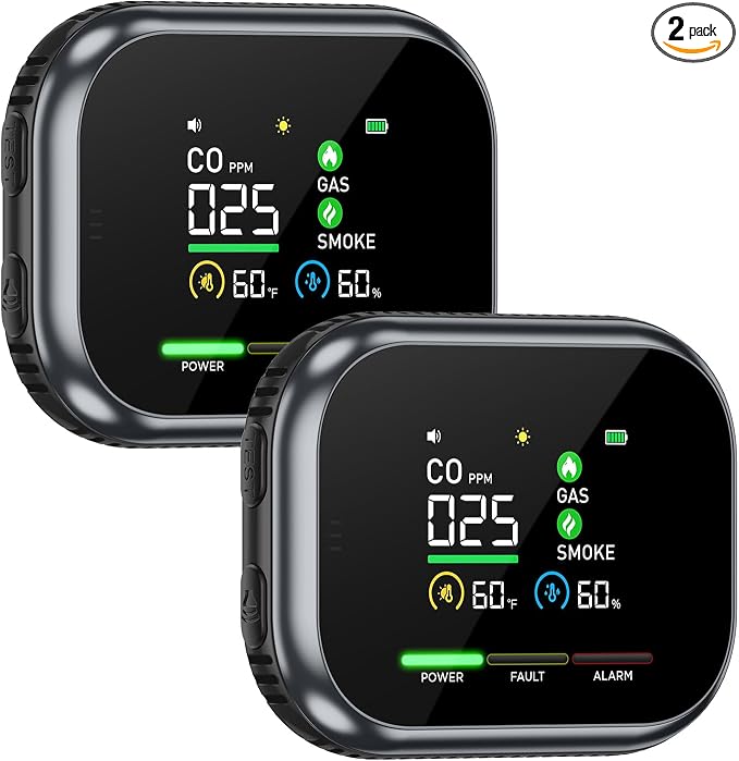 5 in 1 Indoor Air Quality Monitor, Portable Real-Time by Unknown