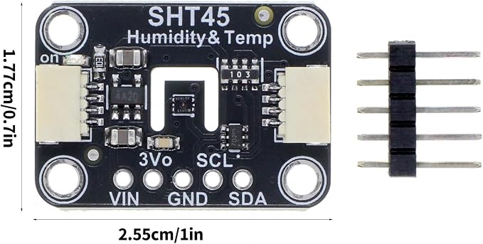 SHT45 High Accuracy Temperature Humidity Sensory Module Low Power I2C Digital - Image 6