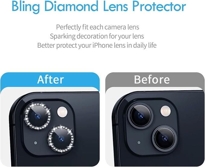 Bling Diamond Individual Camera Lens Protector - Image 6