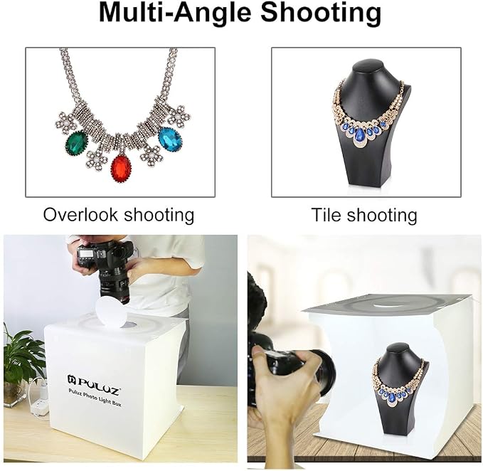 PULUZ 30cm Ring Light Photo Studio Light Box, Adjustable Portable Photography - Image 4