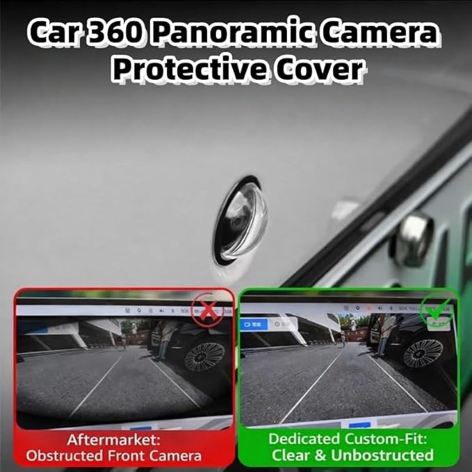 Car Camera Lens Protector, Car 360 Panoramic Camera Protective Cover, Anti-Glare - Image 3