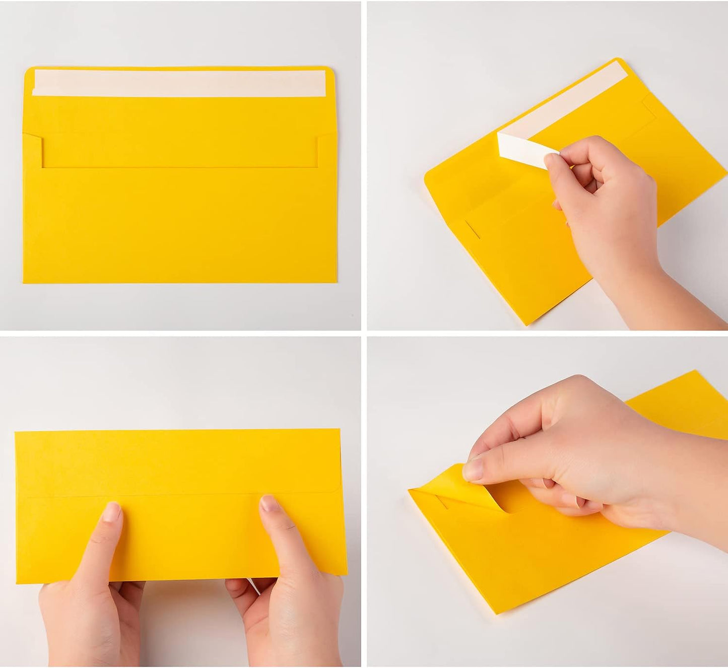200 Pack Colorful #10 Business Envelopes Self Seal Standard Envelopes for Office Checks, Business, Letter Mailing Invoices, 4.13 x 9.49 Inches (200)