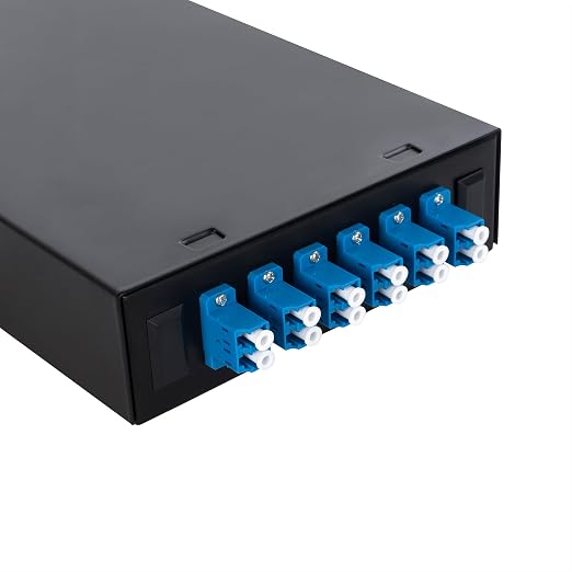 Wallmount Box Fiber Optic Terminal encloure 6 LC Duplex Port - Image 6