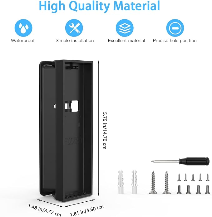 Holaca Doorbell Wall Mount for Eufy Security Video Doorbell E340 Only, - Image 5