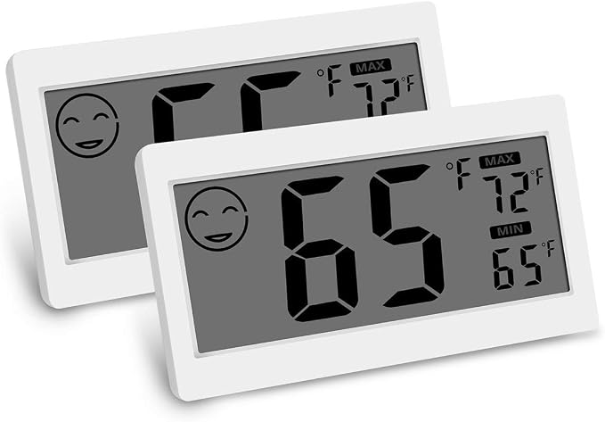 Digital Thermometer Indoor Hygrometer Room Temperature Monitor Humidity Gauge by JLENOVEG