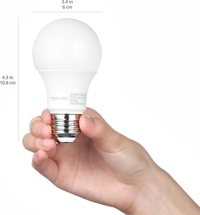 Amazon Basics A19 Dusk to Dawn Sensor LED Light Bulb, 60W Equivalent, 9W Energy - Image 7