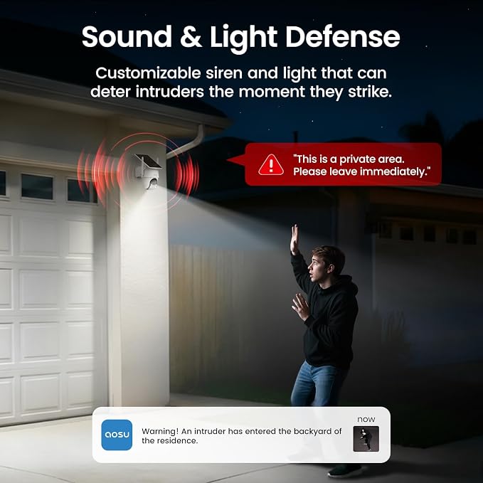 aosu Security Cameras Outdoor Wireless, 2 Cam-Kit, No Subscription Required - Image 6