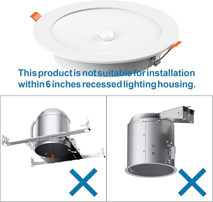Motion Sensor Light Bulb, 5 in. & 6 in. LED Can Lights Retrofit Motion Sensor - Image 6