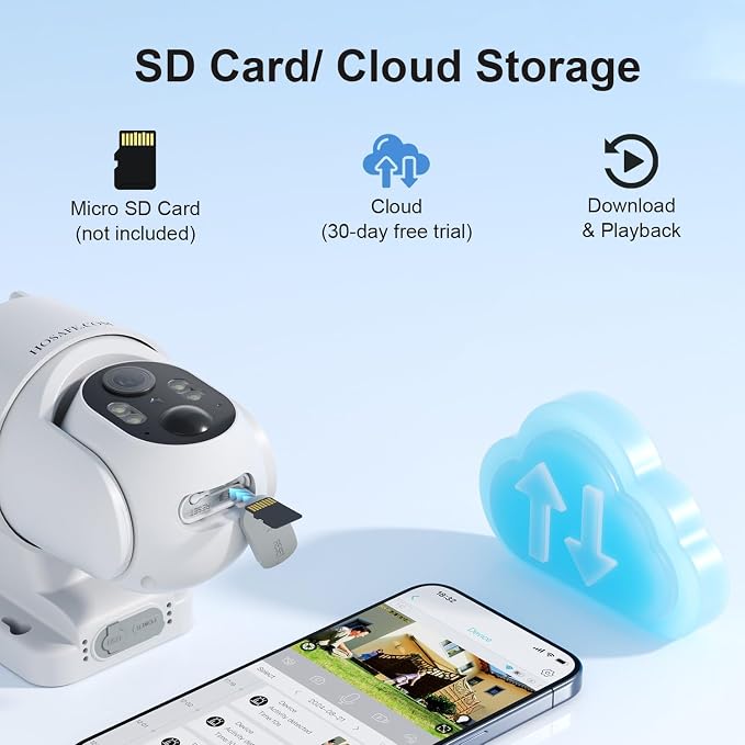 HOSAFE.COM Solar Security Cameras Wireless Outdoor, Free Cloud Storage - Image 5
