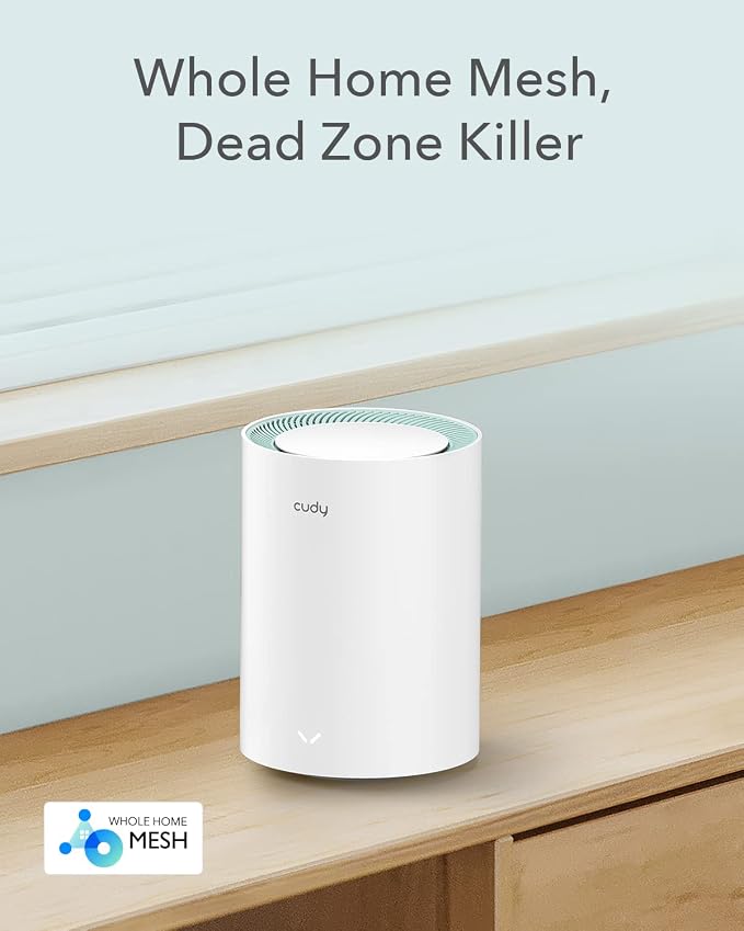 Cudy AC1200 Gigabit Whole Mesh WiFi System, Dual Band, WiFi Extender, High Gain - Image 3