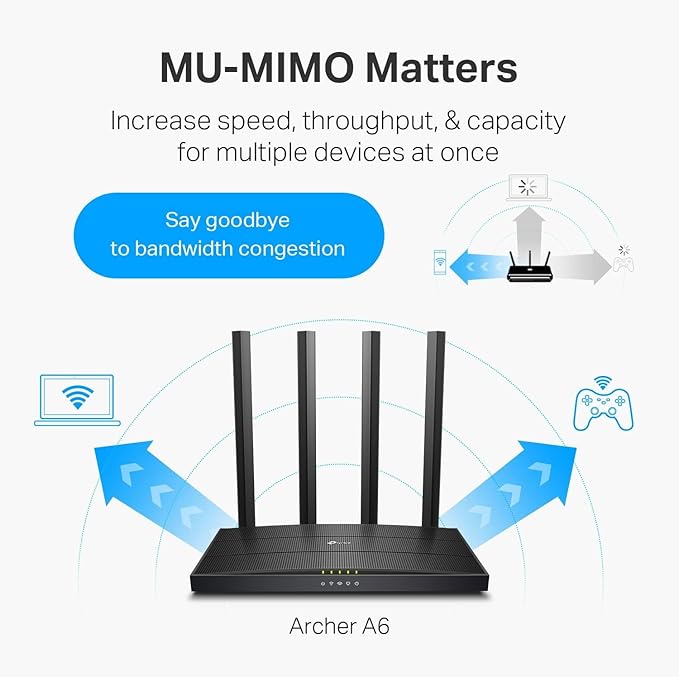 TP-Link AC1200 Gigabit WiFi Router - Image 4