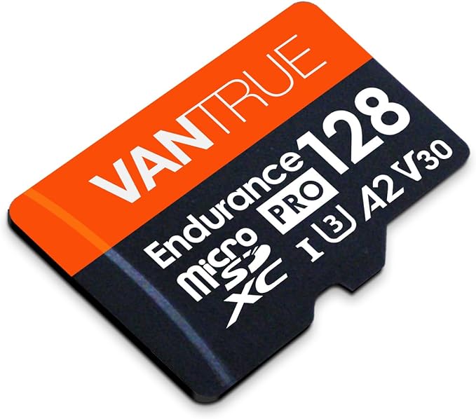 Vantrue 128GB U3 microSDXC UHS-I 4K UHD Video Monitoring Memory Card - Image 6