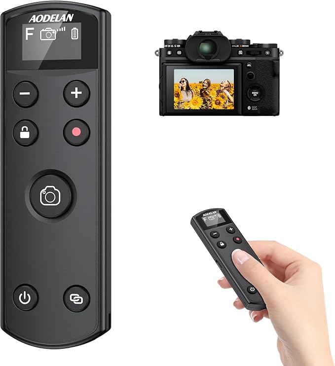 for Fujifilm Rechargeable Camera Remote Control Wireless Shutter Release by AODELAN