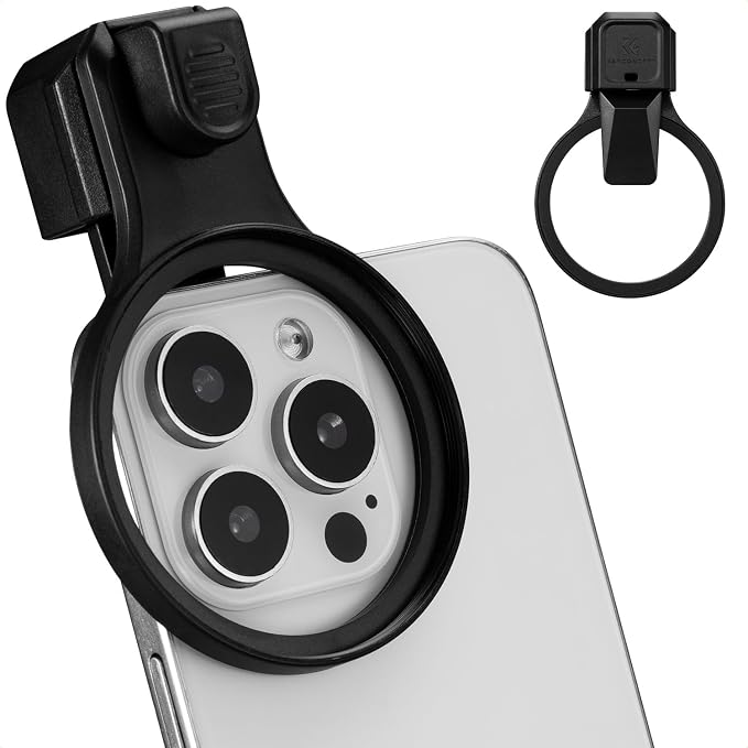 K&F CONCEPT 58mm Press-on Phone Lens Filter Adapter, Compatible by KFCONCEPT