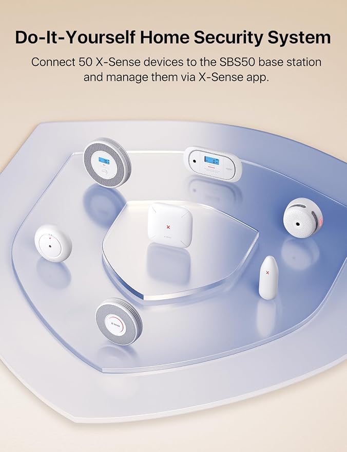 X-Sense Smart Home Security System, Wireless Security System 5-Piece Set - Image 8