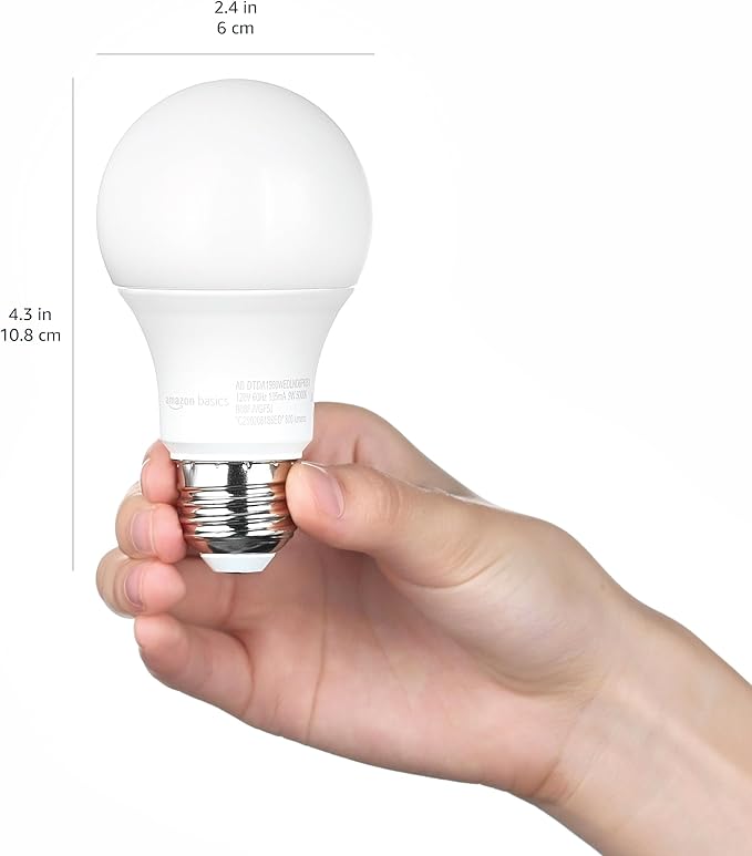 Amazon Basics A19 Dusk to Dawn Sensor LED Outdoor Light Bulbs, 60W Equivalent - Image 6