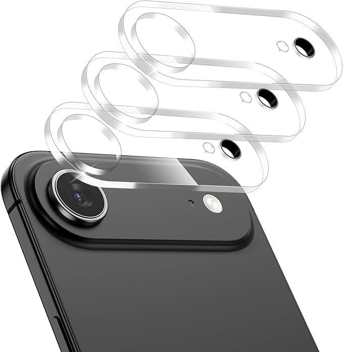 imluckies 3 Pack for iPhone 17 Air 6.5" Camera Lens Protector, HD Clear by imluckies
