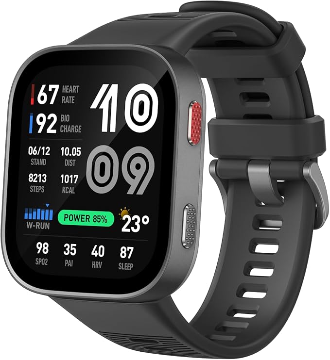 Amazfit Bip Max 50mm Smartwatch, 2.07" AMOLED Display, 20 Days of Battery by Amazfit