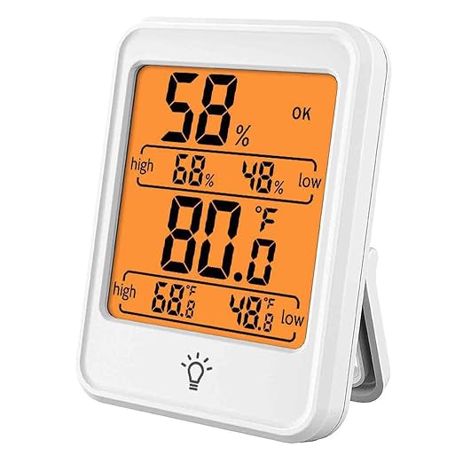 Digital Thermometer Hygrometer Meter, Indoor Room Thermometer Hygrometer by Unknown