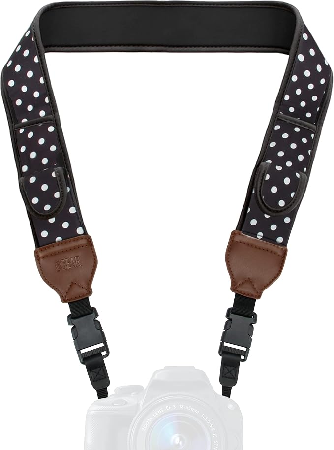 USA Gear TrueSHOT Camera Strap Neoprene Camera Straps by USAGEAR