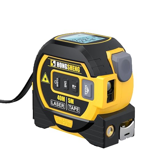 5m/16ft Digital Laser Tape Measure, WTWD 100m/328ft Laser Distance Measure by WTWDWiseTeamWinDream