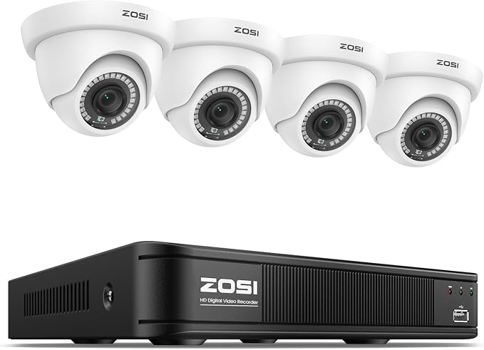 ZOSI 1080P H.265+ Home Security Camera System by ZOSI