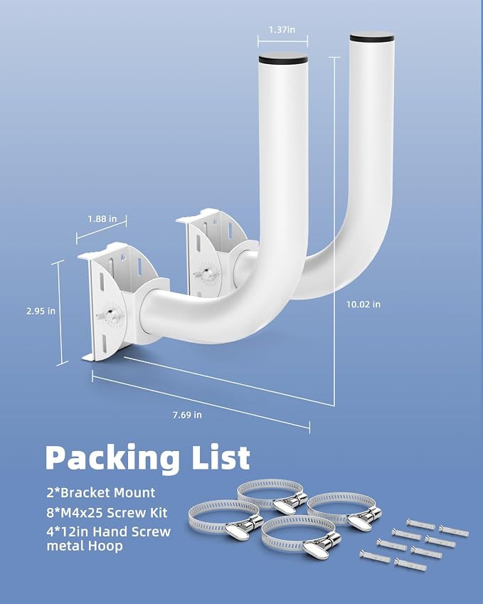 Universal Wireless Bridge Bracket Mount, 180 Adjustable Wall-Mounted Mount - Image 4