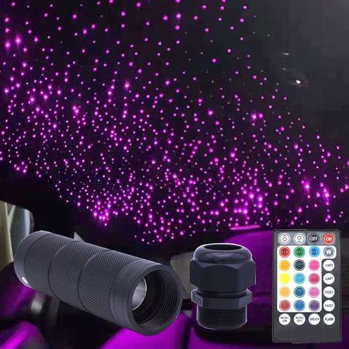 Fiber Optic Light Car Ceiling Starlight Headliner Kit 500 Pieces 0.03in 9.8ft by BENEVIBE
