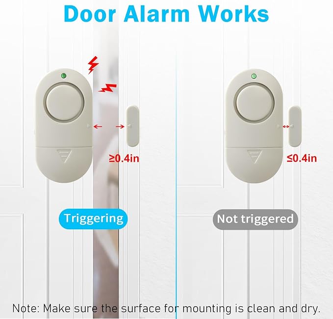Door Window Alarm, 120DB Window Alarms - Image 3