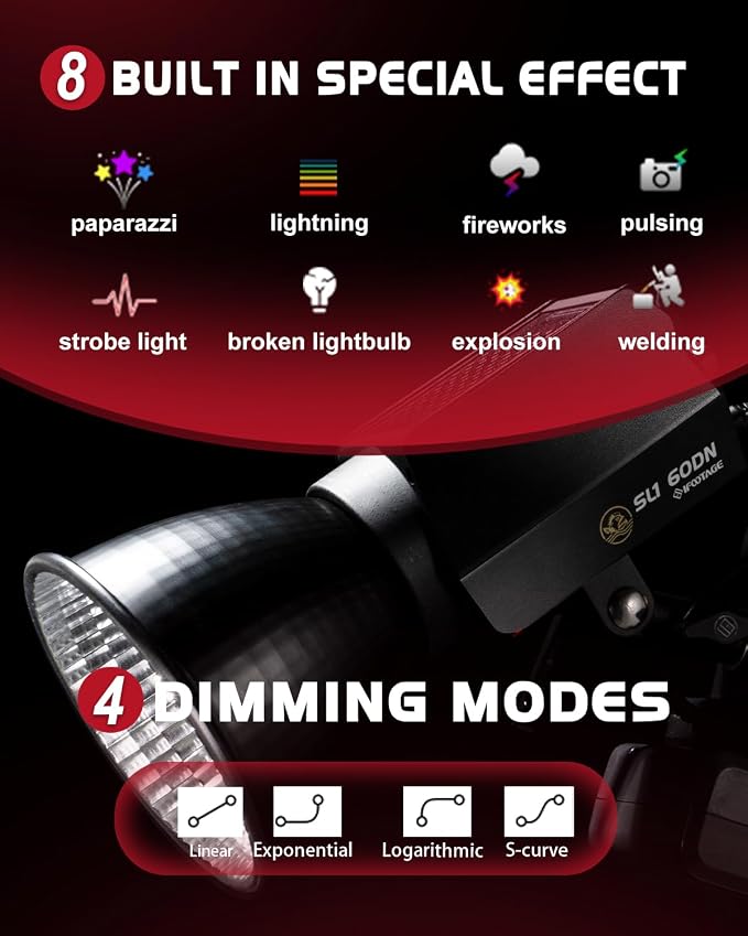 IFOOTAGE LED Video Light with Carry Bag, 70W SL1 60DN Daylight Photography - Image 8