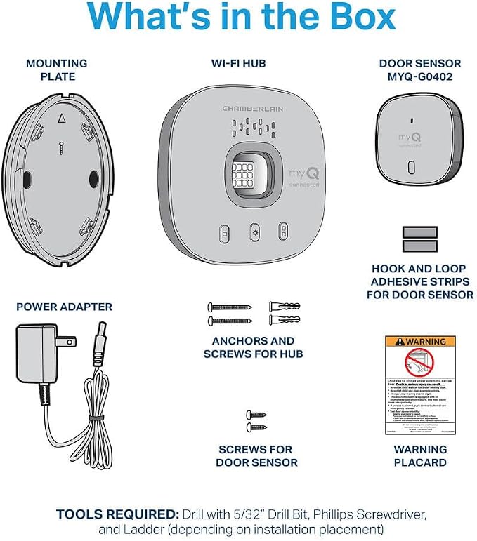Chamberlain MYQ-G0401 myQ Wi-Fi Smart Garage Door Opener Control - Image 4