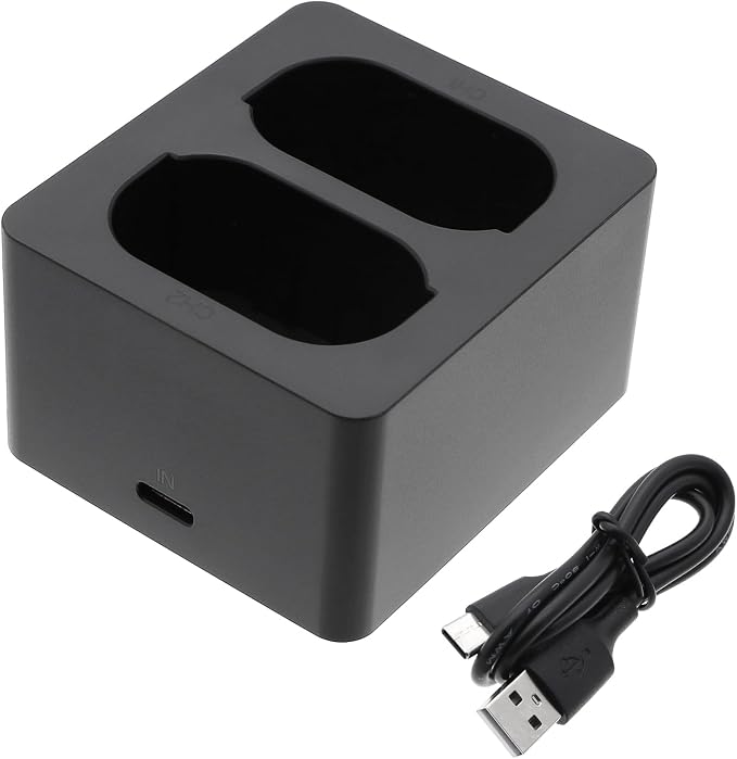 2-Slot Desktop Charger for Leica Q2, 19 531 Replacement PN: 19 531 - Image 2