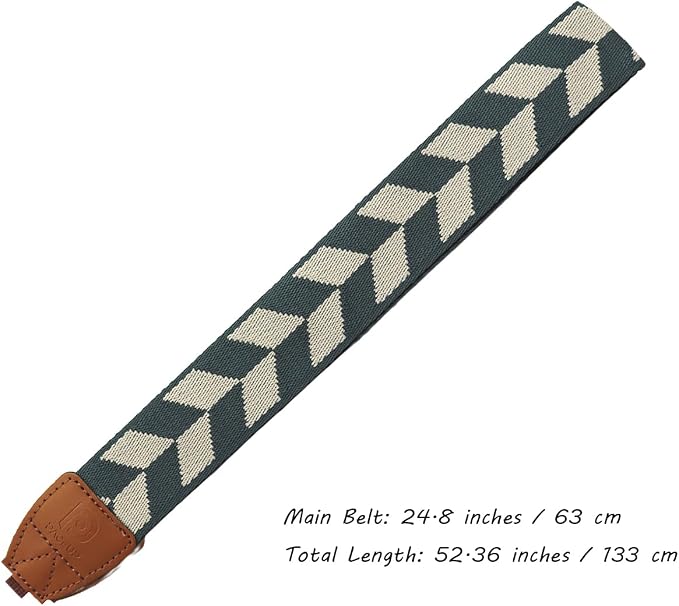 Camera Strap Camera Belt Adjustable Cotton Leather Camera Shoulder Neck Strap - Image 3