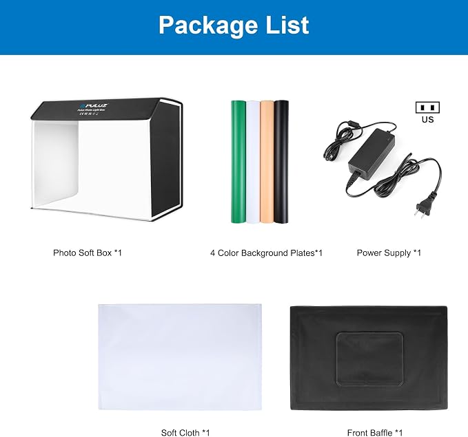 Light Box Photography, PULUZ 24x16 inch Portable Photo Box - Image 8