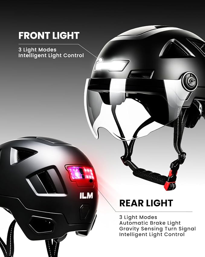 ILM Smart Adult Bike Helmet - Image 6