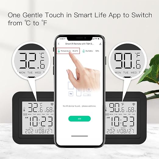 MOES Smart Temperature Humidity Monitor - Image 2