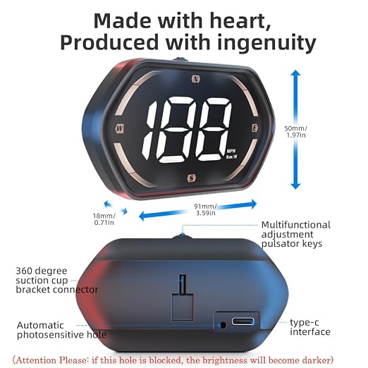 Universal GPS Speedometer HUD for Cars - Image 2
