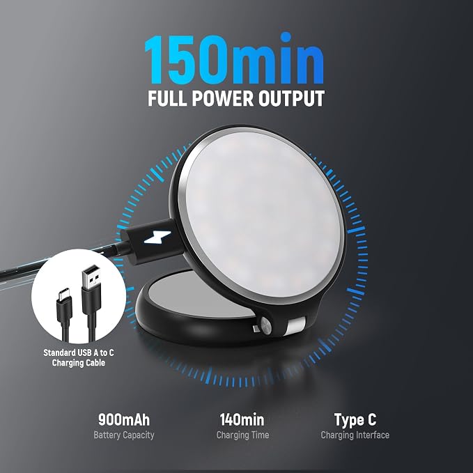 NEEWER Basics Magnetic LED Selfie Light Compatible - Image 6