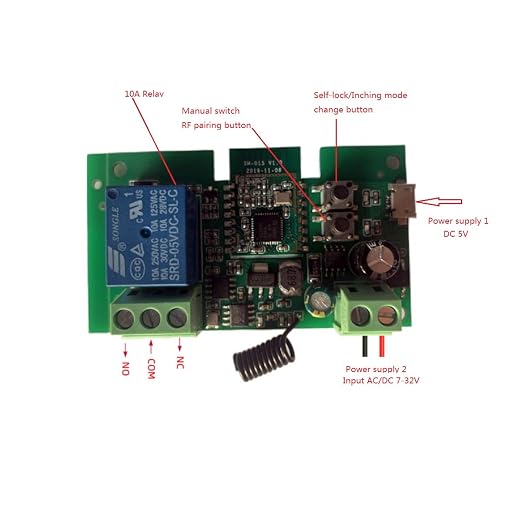 Smart Home Dry Contact Zigbee Relay Switch, Remote Control Zigbee Switch - Image 4